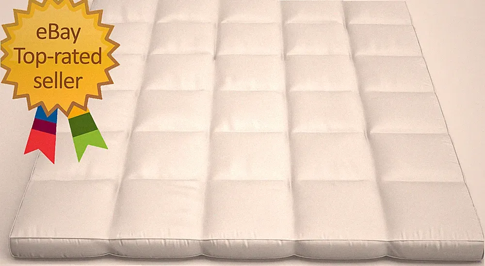 down Mattress Topper Queen 4 Inch Duck and Goose Feather