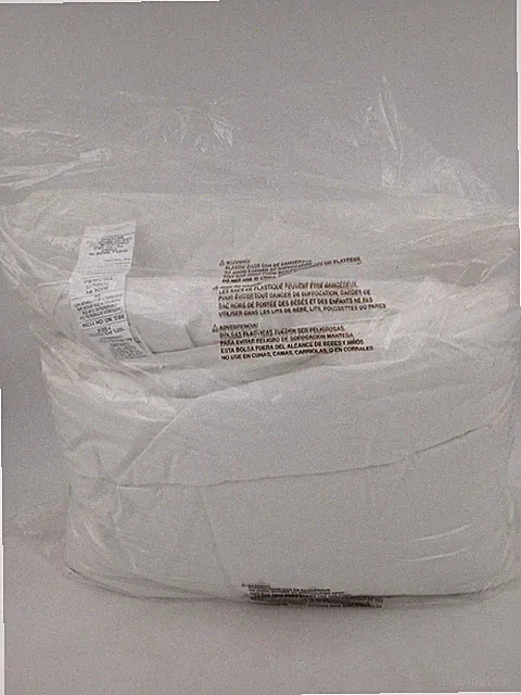 Downlite Hospitality Comforter Double 82x90 White Cotton Down Alt Quilt Bedding
