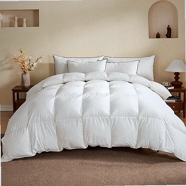 Luxury Feather Down Comforter Oversized King - Royal-Hotel Duvet Insert All S...